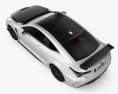 Lexus RC F-Track Edition US-spec 2022 3D-Modell Draufsicht