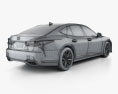Lexus LS F-Sport 2023 3D-Modell