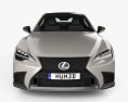 Lexus LS F-Sport 2023 3D模型 正面图