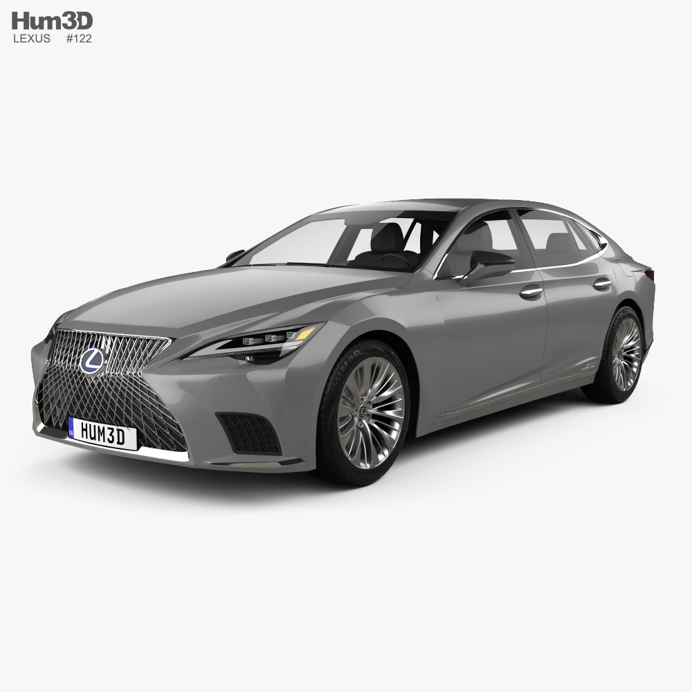 Lexus LS hybrid 2023 3D model