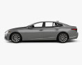 Lexus LS гибрид 2023 3D модель side view