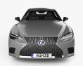 Lexus LS ibrido 2023 Modello 3D vista frontale