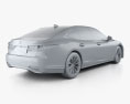 Lexus LS 하이브리드 2023 3D 모델 