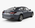 Lexus ES 2024 3d model back view