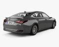 Lexus ES híbrido 2024 Modelo 3D vista trasera