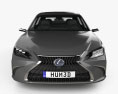 Lexus ES hybrid 2024 3D-Modell Vorderansicht