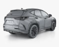 Lexus NX F Sport hybrid 2024 3D-Modell