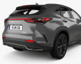 Lexus NX F Sport 하이브리드 2024 3D 모델 