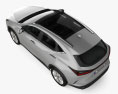 Lexus NX 하이브리드 2022 3D 모델  top view