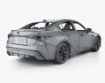 Lexus IS F-Sport 인테리어 가 있는 2024 3D 모델 