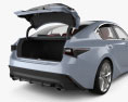 Lexus IS F-Sport з детальним інтер'єром 2024 3D модель