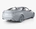 Lexus IS F-Sport з детальним інтер'єром 2024 3D модель