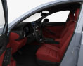 Lexus IS F-Sport com interior 2024 Modelo 3d assentos
