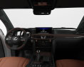 Lexus LX Sport Package US-spec with HQ interior 2022 3d model dashboard