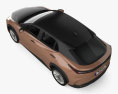 Lexus RZ 450e 2024 3D模型 顶视图
