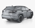 Lexus RX L hybrid US-spec 2022 Modèle 3d