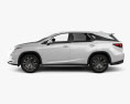 Lexus RX L hybrid US-spec 2022 3D-Modell Seitenansicht
