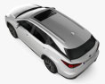 Lexus RX L hybrid US-spec 2022 3D-Modell Draufsicht