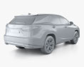 Lexus RX L hybrid US-spec 2022 3d model