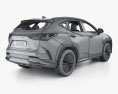 Lexus NX hybrid with HQ interior 2024 3D модель