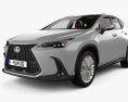 Lexus NX hybrid with HQ interior 2024 3D-Modell