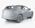 Lexus NX hybrid with HQ interior 2024 3d model