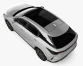 Lexus RX 混合動力 2024 3D模型 顶视图