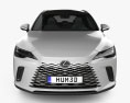Lexus RX 混合動力 2024 3D模型 正面图