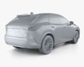 Lexus RX 하이브리드 2024 3D 모델 