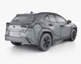 Lexus UX electric Premium 2023 3d model