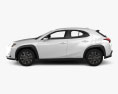 Lexus UX electric Premium 2023 3d model side view