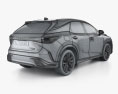 Lexus RX hybrid F Sport 2024 Modelo 3d