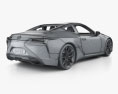 Lexus LC 500 с детальным интерьером 2020 3D модель