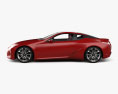 Lexus LC 500 with HQ interior 2020 3d model side view