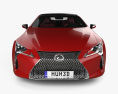 Lexus LC 500 インテリアと 2020 3Dモデル front view