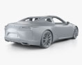 Lexus LC 500 с детальным интерьером 2020 3D модель