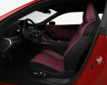 Lexus LC 500 com interior 2020 Modelo 3d assentos