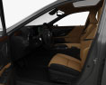 Lexus ES hybride avec Intérieur 2024 Modèle 3d seats