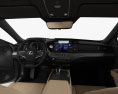 Lexus LS híbrido com interior 2024 Modelo 3d dashboard