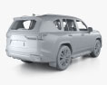 Lexus LX Luxury US-spec mit Innenraum 2024 3D-Modell