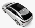Lexus RX hybride F Sport US-spec avec Intérieur 2024 Modèle 3d vue du dessus