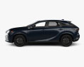 Lexus RX Premium 2024 3D-Modell Seitenansicht