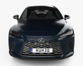 Lexus RX Premium 2024 3D模型 正面图