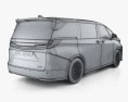 Lexus LM ibrido 2024 Modello 3D
