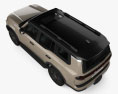 Lexus GX Overtrail 2024 3Dモデル top view