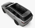 Lexus TX ハイブリッ F Sport US-spec 2024 3Dモデル top view