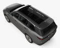 Lexus TX Premium US-spec 2024 3D模型 顶视图