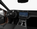 Lexus RZ 450e com interior 2023 Modelo 3d dashboard