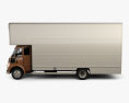 Leyland FG 箱式卡车 1968 3D模型 侧视图
