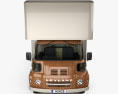 Leyland FG Box Truck with HQ interior 1968 3d model front view